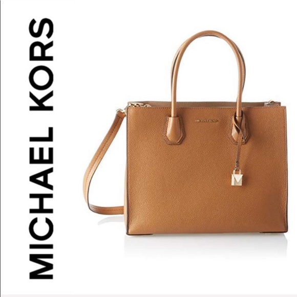 NWT authentic MK genuine leather Mercer satchel - Picture 5 of 7